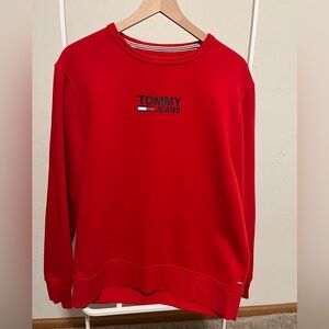 Tommy Hilfiger Women’s Crew Sweatshirt- Size Medium - Red